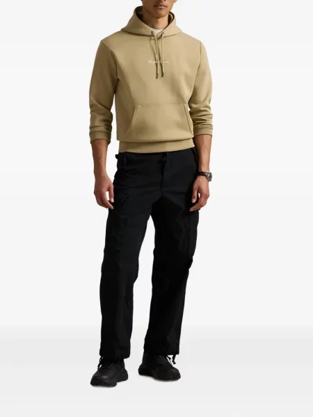 Briaunotas pusiau užtrauktukas zomšinės bokseriai Polo Ralph Lauren balta