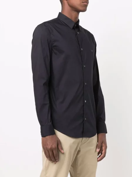 Košile Emporio Armani modrá