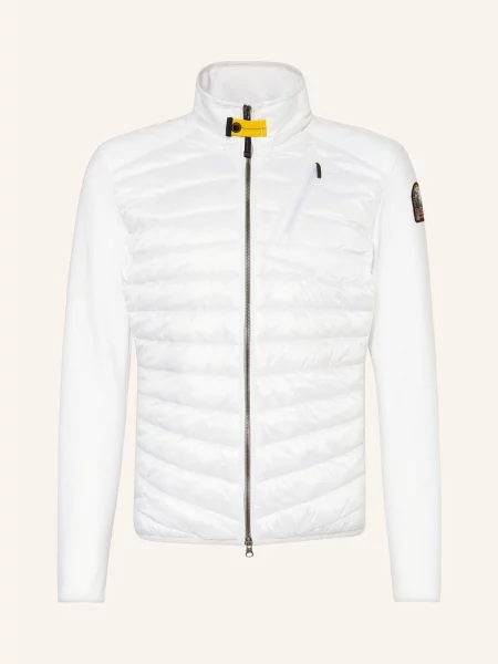 Parajumpers Péřová Bunda Jayden Ze Směsi Materiálů bílá