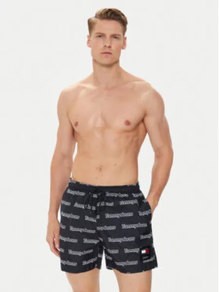 Tommy Hilfiger Plavecké šortky Tmavomodrá