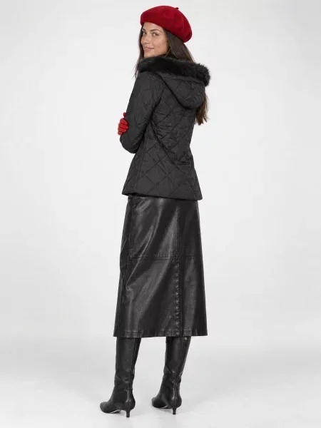 Lauren Ralph Lauren prešívaná bunda dámska čierna
