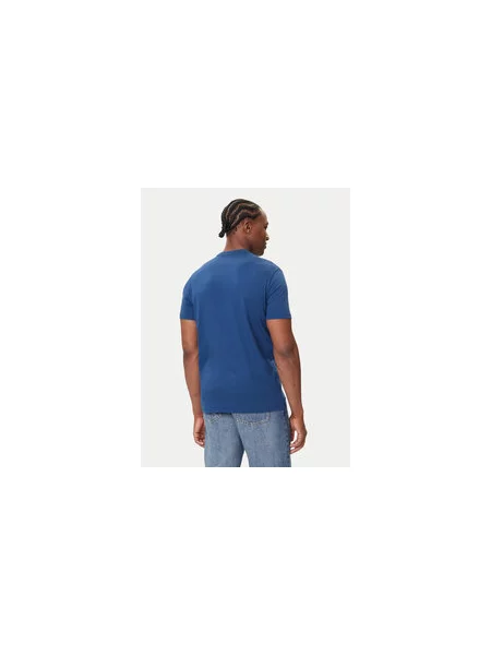 Calvin Klein Jeans Majica Center Monogram Regular Fit modra
