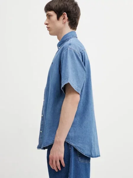 Carhartt WIP S/S Lucas Shirt сорочка джинсова