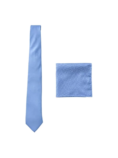 Michael Kors Kravata MICHAEL KORS GIFT BOX SAPPHIRE SOLID 2 TIE CRAVATTA světlemodrá