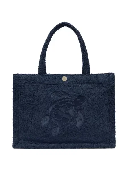 Torba plażowa Vilebrequin frotte niebieska
