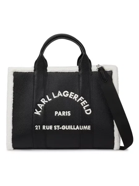 Karl Lagerfeld Nakupovalna torba črna