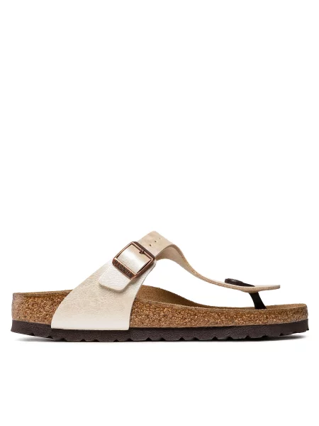 Šlepetės per pirštą Birkenstock Gizeh Bs balta