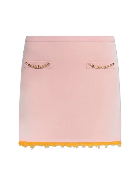 Spódnica Casablanca wełniana różowa