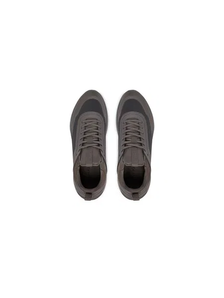 Sneakersy Calvin Klein Light Eva Run Lace Sock Mm hnedá