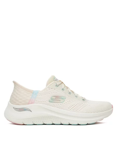 Sneakersy Skechers beżowe