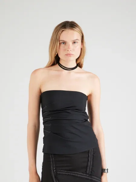 TOPSHOP Top negru