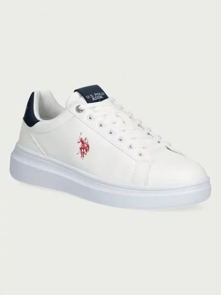 U.S. Polo Assn. sportcipő férfi bőr fehér