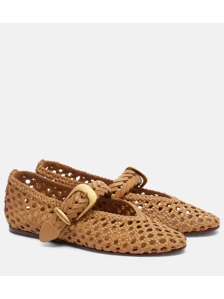 Pantofi cu toc Zimmermann din piele maro