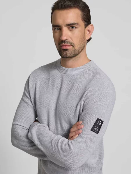 Sweter o kroju regular fit z czystej bawełny Tom Tailor Denim