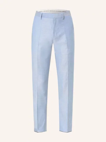 Roy Robson Oblekové Kalhoty Slim Fit blue modré