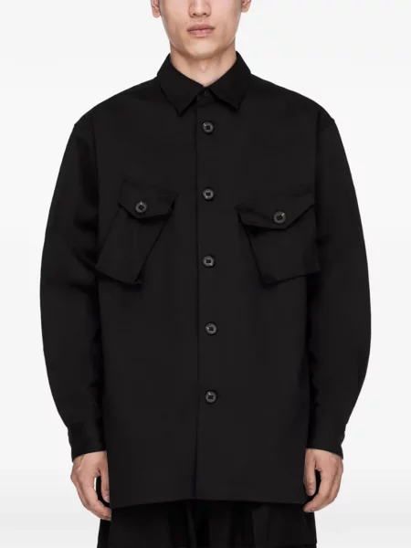 Cămașă Y-3 din țesătură twill negru