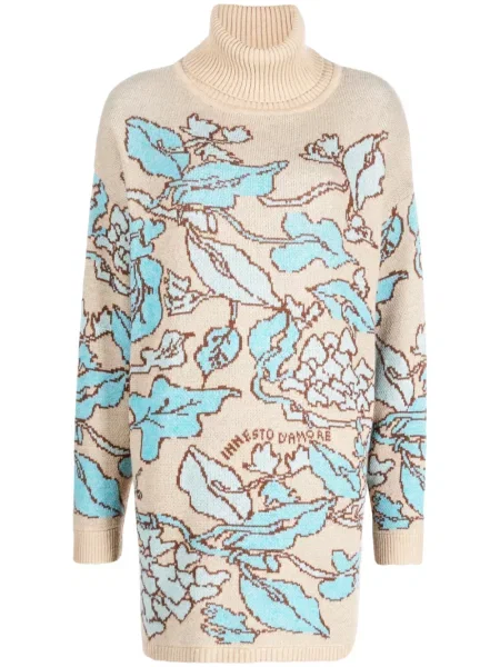 Jacquard džemper Twinset s cvjetnim printom