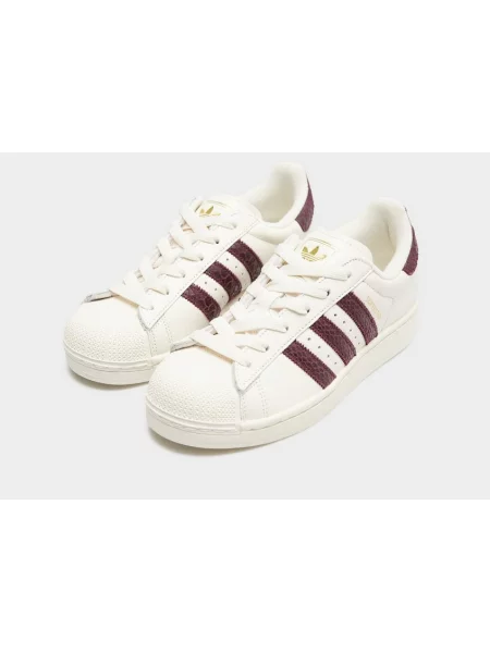 ADIDAS ORIGINALS Tenisky Superstar II burgundská červeň bílá