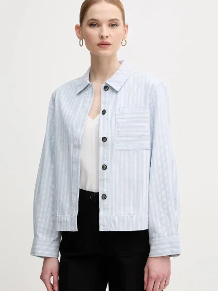 Barbour camasa din June femei cu guler clasic relaxed albastru