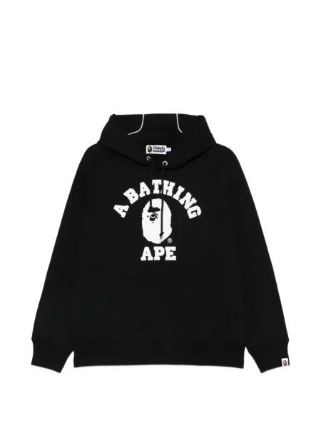 Hanorac cu glugă A Bathing Ape® cu imagine negru