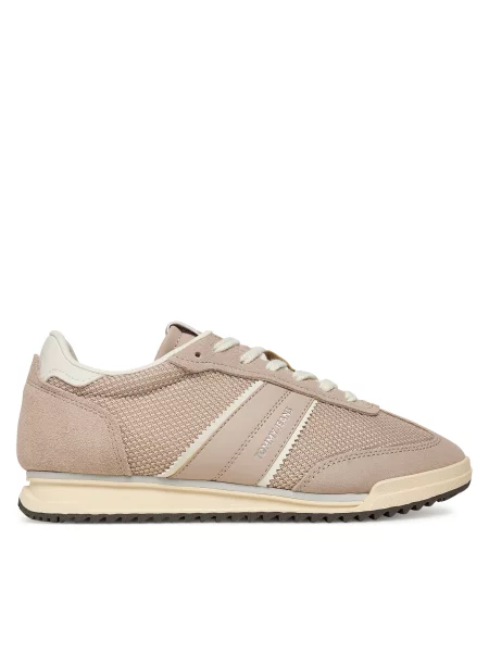 Tommy Jeans Tenisice Tjw Low Profile Runner Écru bež