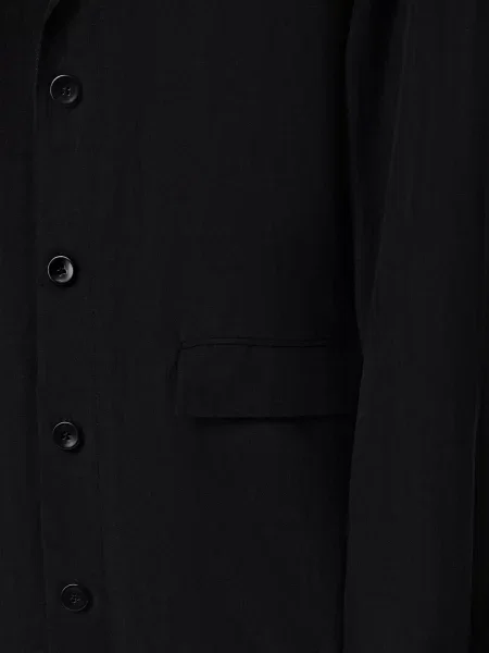 Лляний піджак Calvin Klein чорний