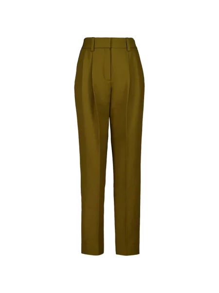Pantaloni Balmain din țesătură twill verde