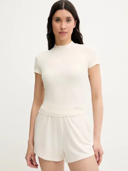 Тениска Guess бежово