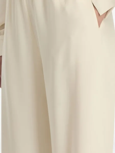 Pantaloni Oscar De La Renta de mătase