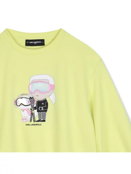 Dětské svetr Karl Lagerfeld žlutý