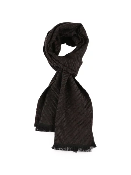 Fular Emporio Armani tricotate maro