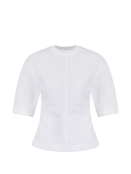 Scurt tricou Samsøe Samsøe alb