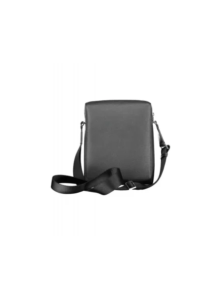 Torba crossbody Calvin Klein skórzana czarna