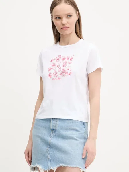 Tričko Abercrombie & Fitch bílá