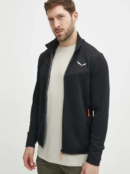 Salewa hanorac Puez Waffle Hybrid neted negru