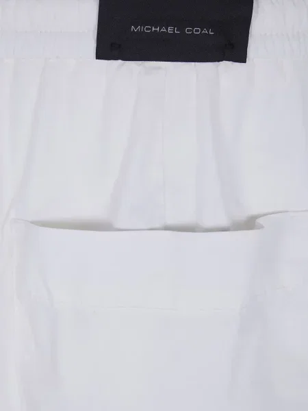 Pantaloni scurți Michael Coal cu cordon alb