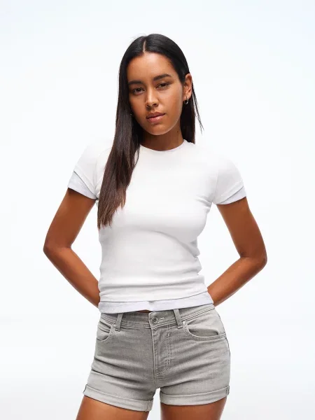 Bershka Jeans deschis gri