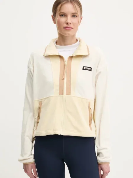Columbia bluza polarowa Backbowl II FZ Fleece beżowa
