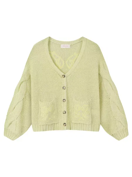 Another Cotton Lab Kardigan limone