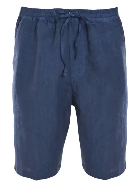 Pantaloni scurți 120% Lino de in albastru