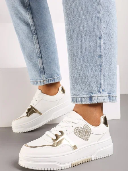 Sneakerși Inny alb