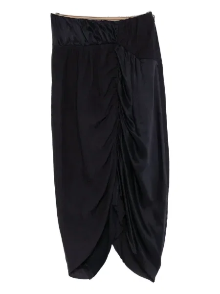 Fustă midi Ziggy Chen până la genunchi albastru