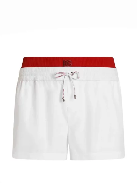 Scurt slip de baie Dolce & Gabbana alb