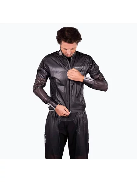Мъжко яке за колоездене Endura Adrenaline Race II black черно