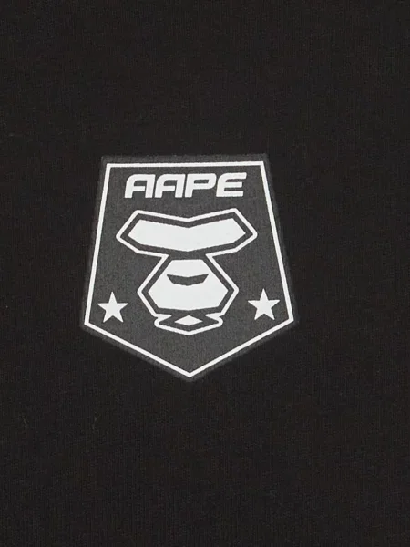 Tricou A Bathing Ape® cu imagine negru