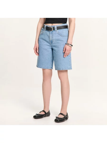 Джинсовые шорты Cropp синие