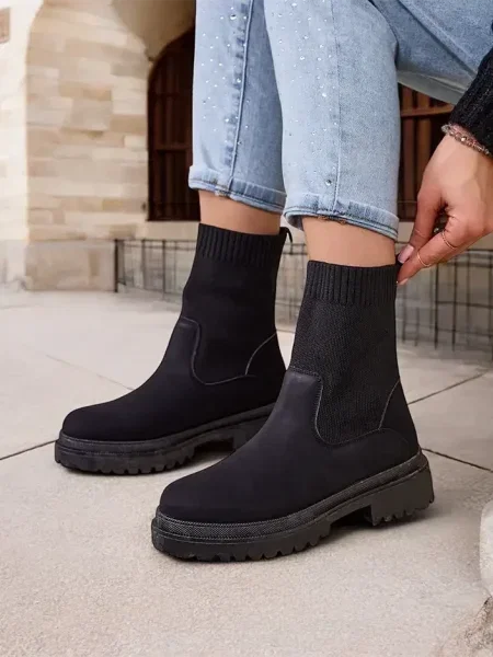 Botine Resti slip-on negru