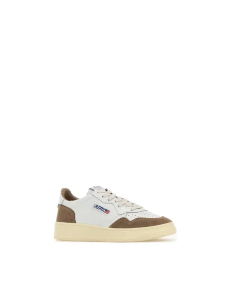 Sneakersy Autry brązowe