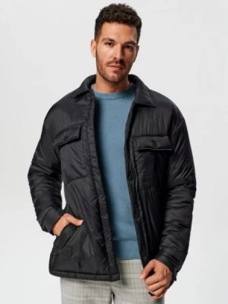 Sinsay Kurtka puffer czarny