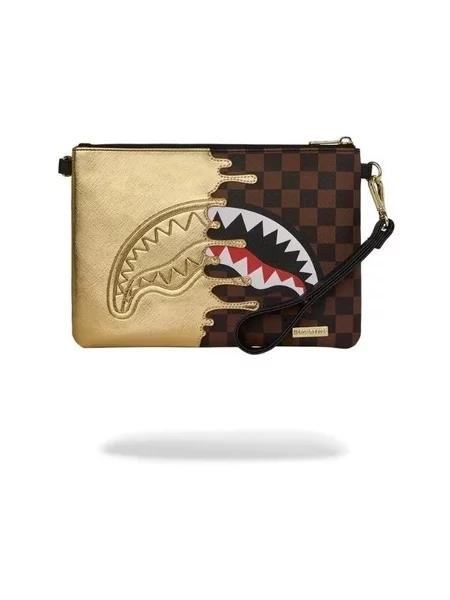 Geantă Sprayground din piele maro